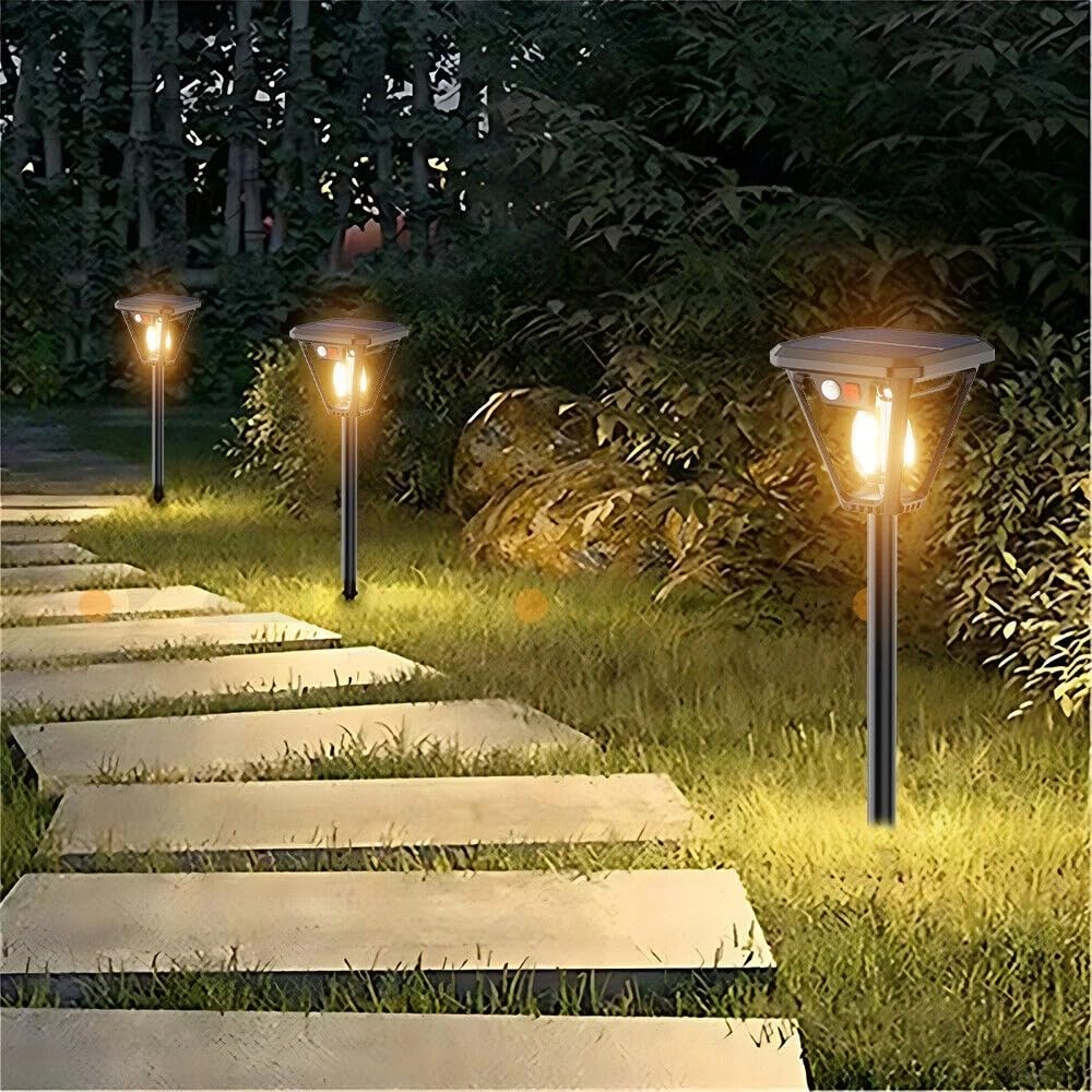 WIDEWINGS Solar LED Outdoor Light with Motion Sensor
